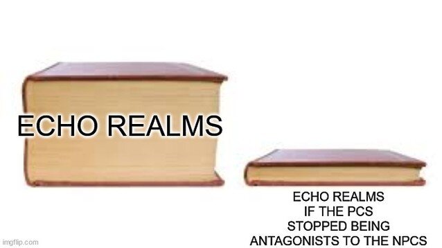 Another Tuesday, another episode of #EchoRealms! We're getting a better idea of what's required to get that final piece of the slab, and...well, like usual, just making sure it's everyone else's problem &macr;\_(ツ)_/&macr;⁠
⁠
Find us on most major po