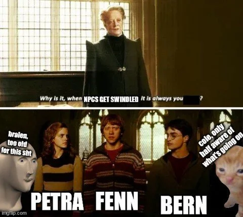 You never truly know who your friends are until they make fictional characters in a #dndcampaign you run that they claim are &quot;good&quot; that then have an MO of scamming shop keeps. I mean, #EchoRealms was meant to explore the grey area between 