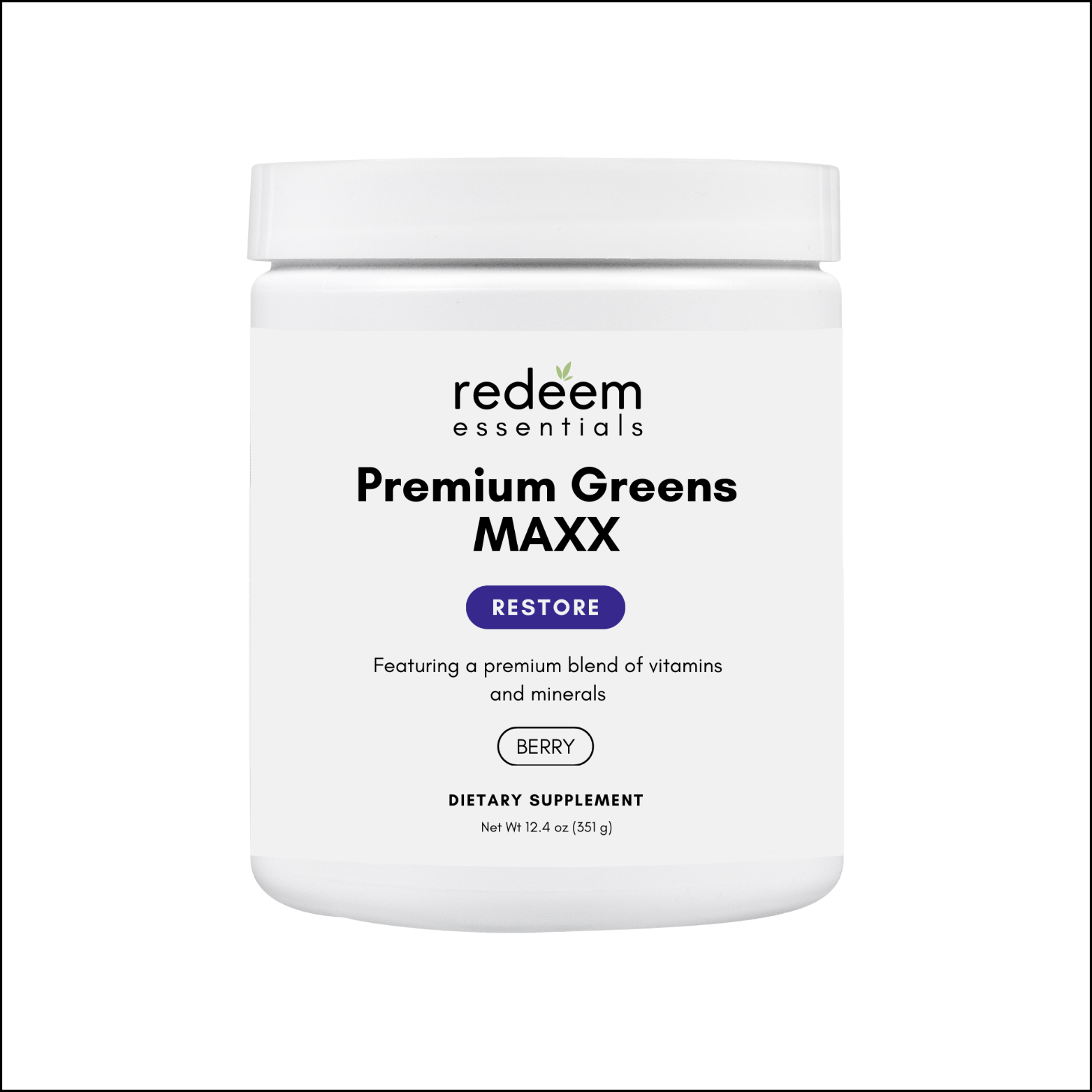 Premium Greens MAXX — Code DRPETE for 20% Off