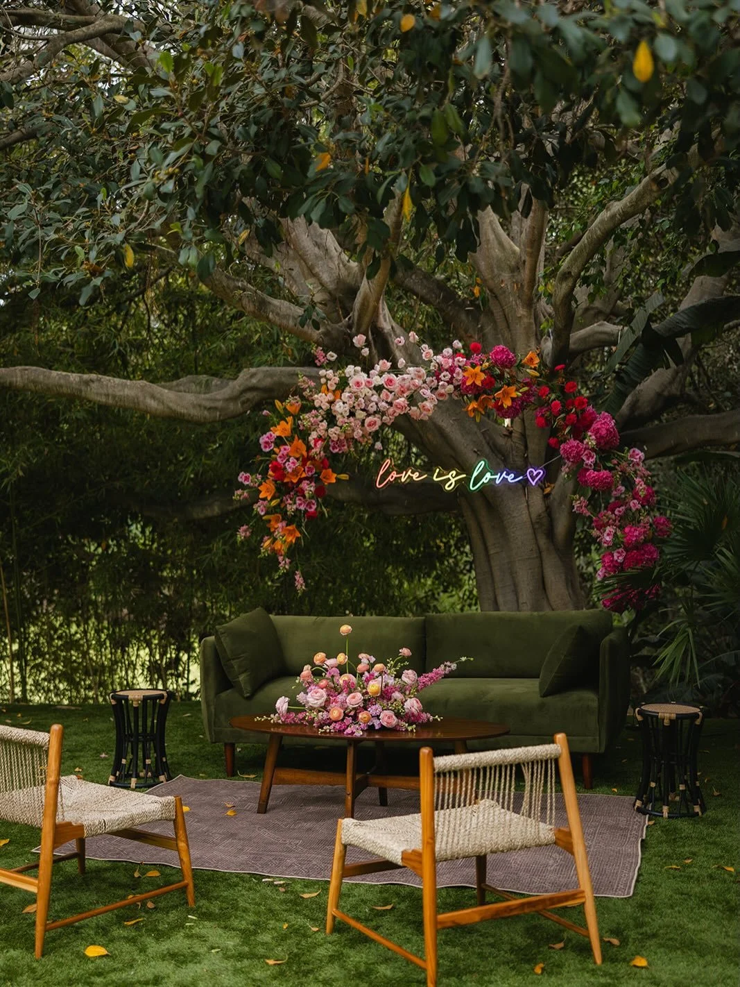Celebrating pride with an all time wedding🌈🌸✨ Here&rsquo;s to forever for M+E💘 

Venue | @botanicathevenue
Wedding photography and videography | @pamelatatz
Photo support team | @jyumduh@jennychou.photo
@thelibracreative
Florist | @bygeorgiadougla