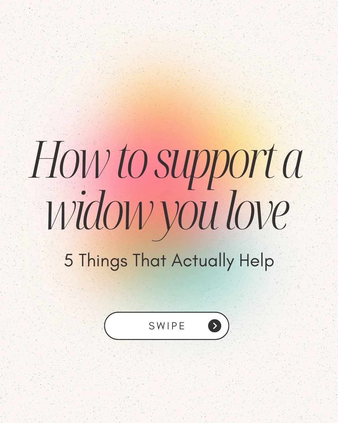 We hear it all the time: &ldquo;Let me know if you need anything.&rdquo;
Most widows don&rsquo;t know how to answer that. Especially in the middle of grief.

These are a few simple, tangible ways to show up without waiting to be asked.
Small acts. Sp