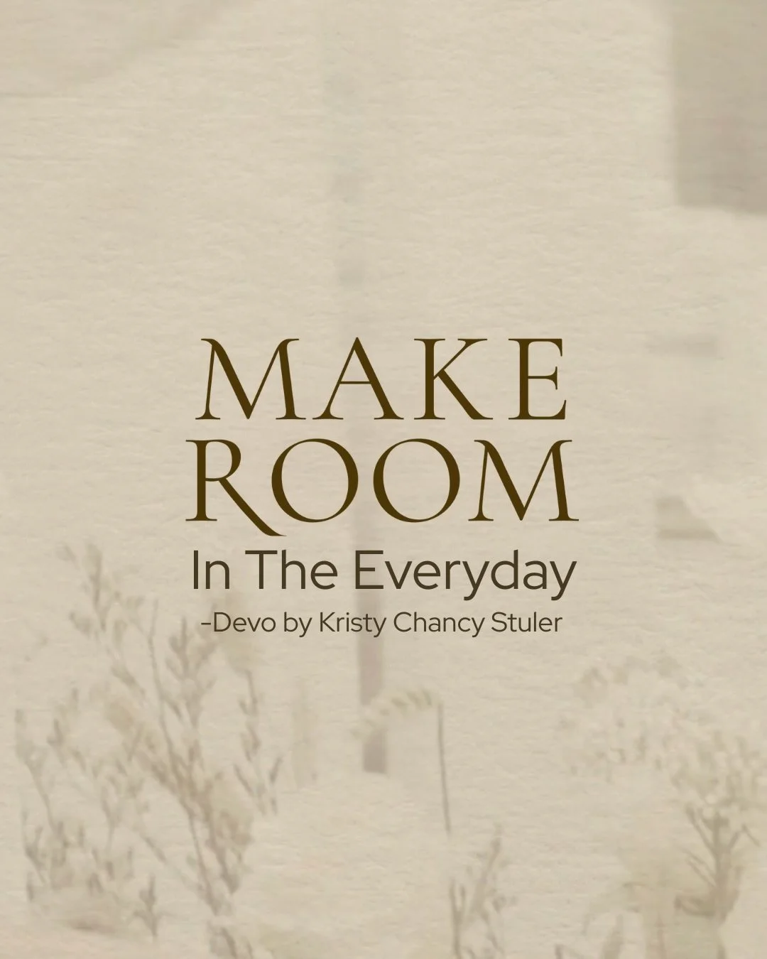 Sometimes healing doesn&rsquo;t look dramatic. Sometimes it looks like finally doing the small thing you&rsquo;ve avoided because it hurts too much.

Making room in grief isn&rsquo;t about forgetting. It&rsquo;s about choosing courage in the everyday