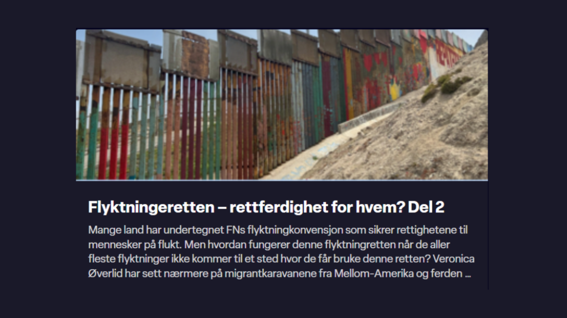 Viten-TV: Flyktningretten - rettferdighet for hvem? Del 2