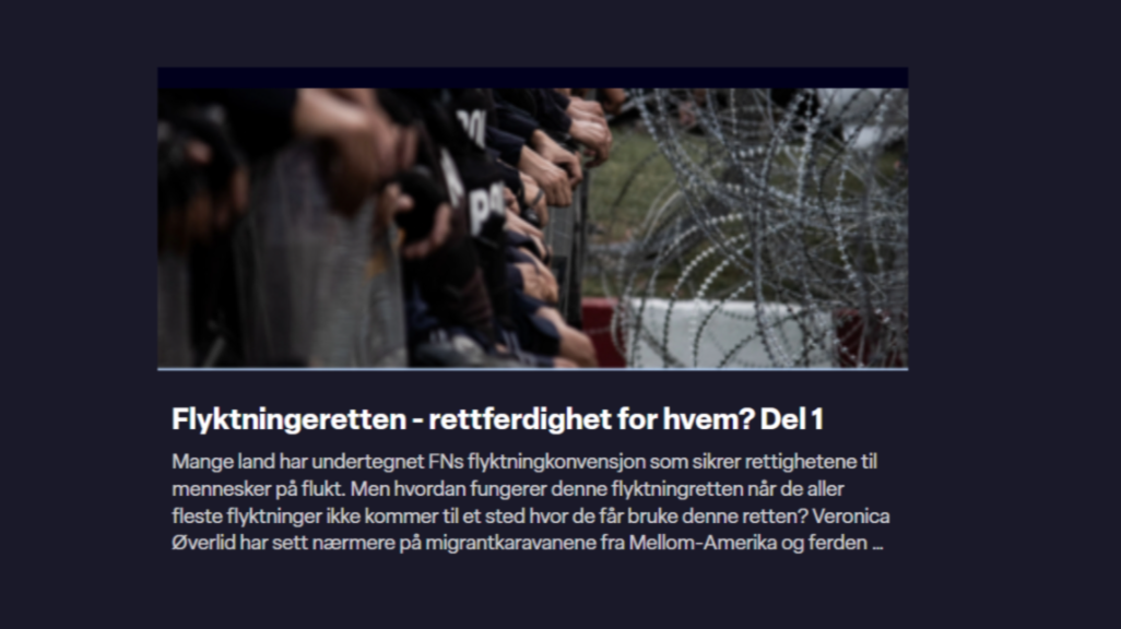 VITEN-TV: Flyktningretten - Rettferdighet for hvem? Del 1