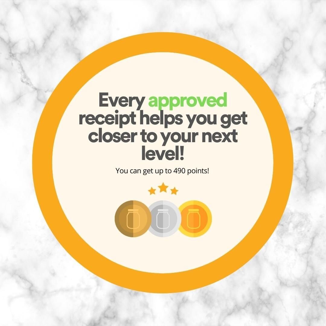 Did you know?
Every approved receipt helps you get closer to your next level! ✅
Level is based on how often you upload receipts.
Higher levels get higher Rewards! 😍

What is your level?
Tell us in the comments!

#receiptjar #cashback #savemoney #exp