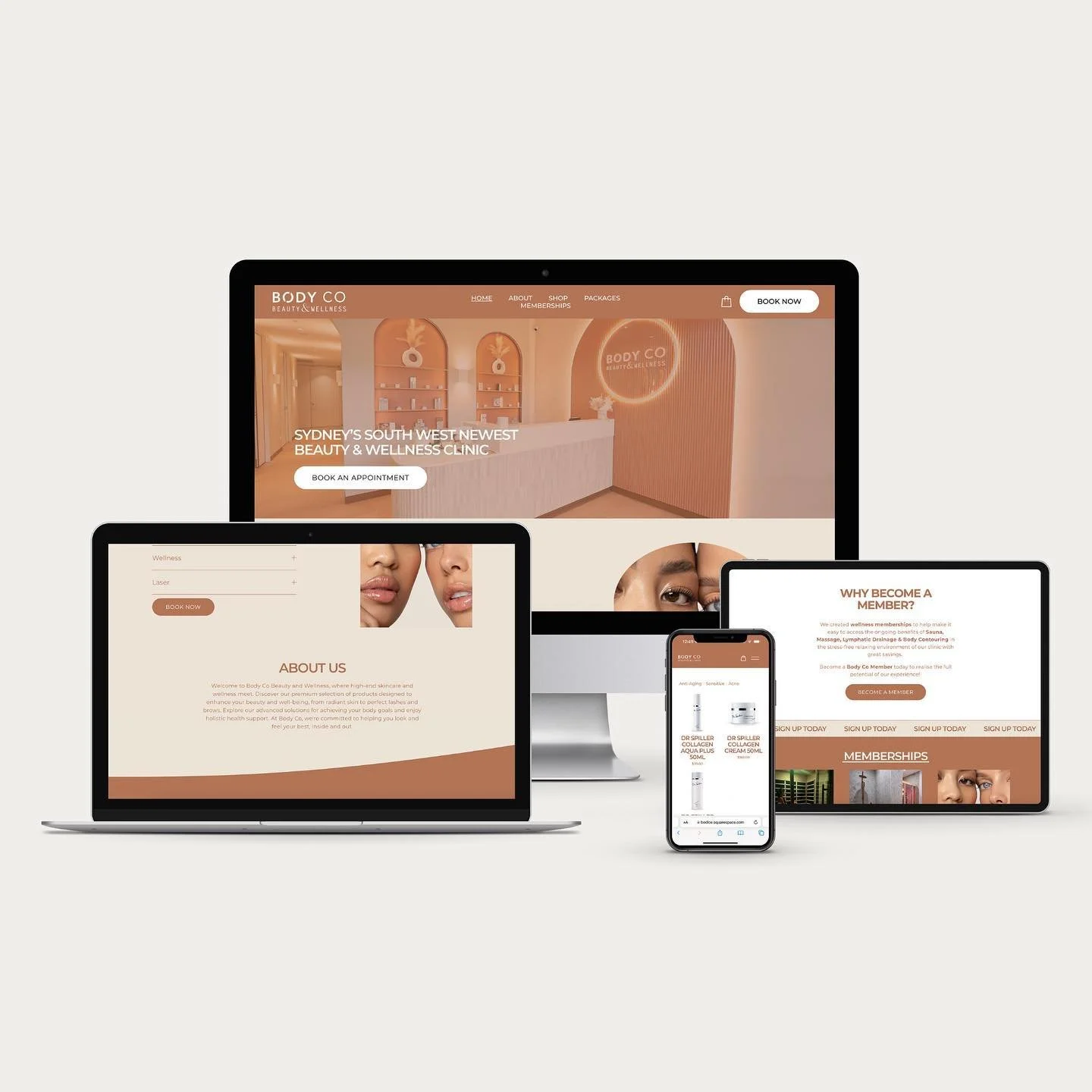 Website Design By Social Boss ✨💻

Every website we design is customised to our clients business and brand. We create aesthetically pleasing and highly functional websites that is mobile-friendly and easy to navigate for your clients.

Having a websi