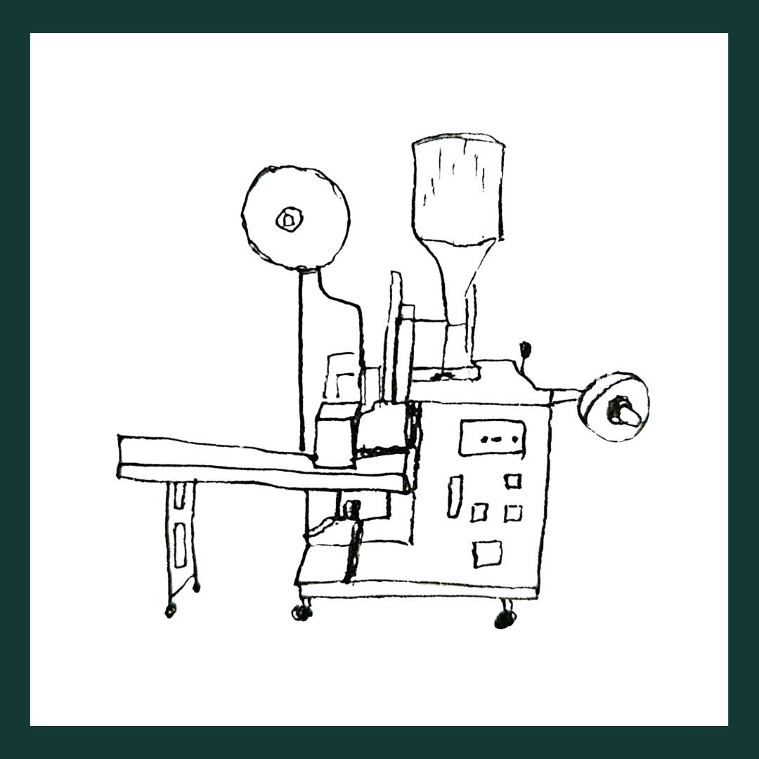 Tea sack packing machine