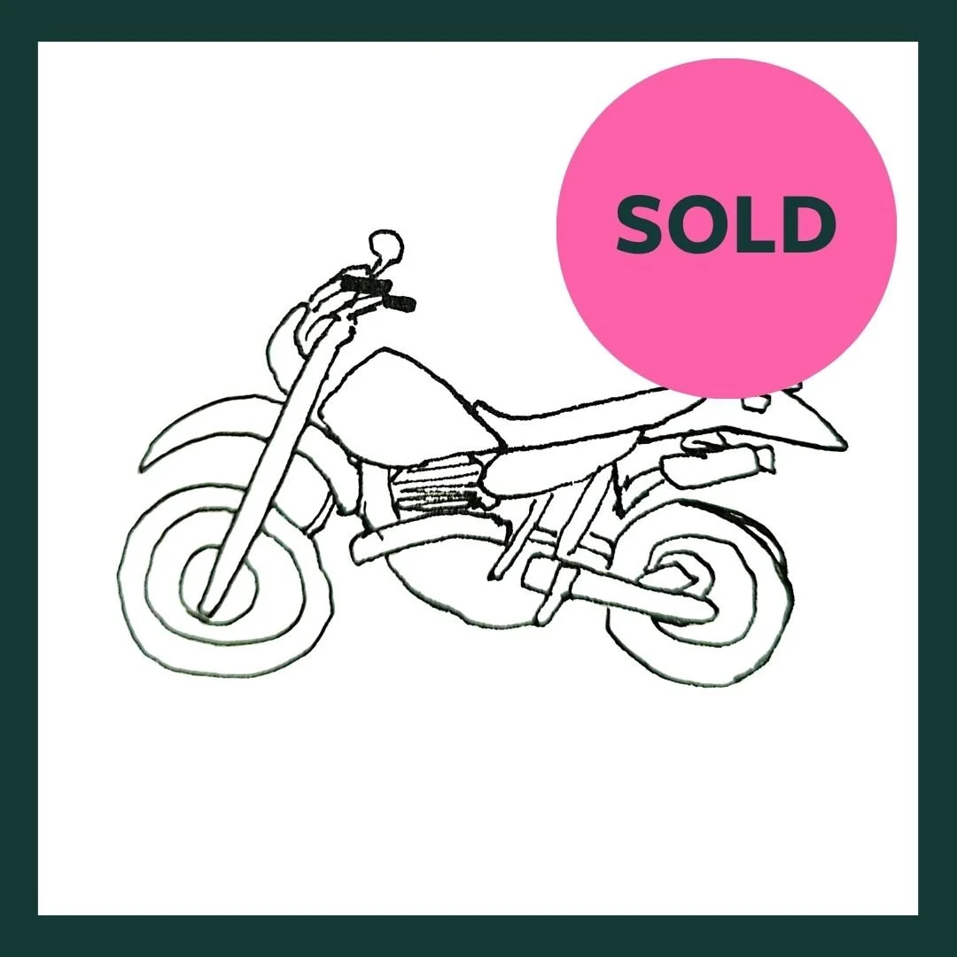 Motorbikes for trainers - set of 3