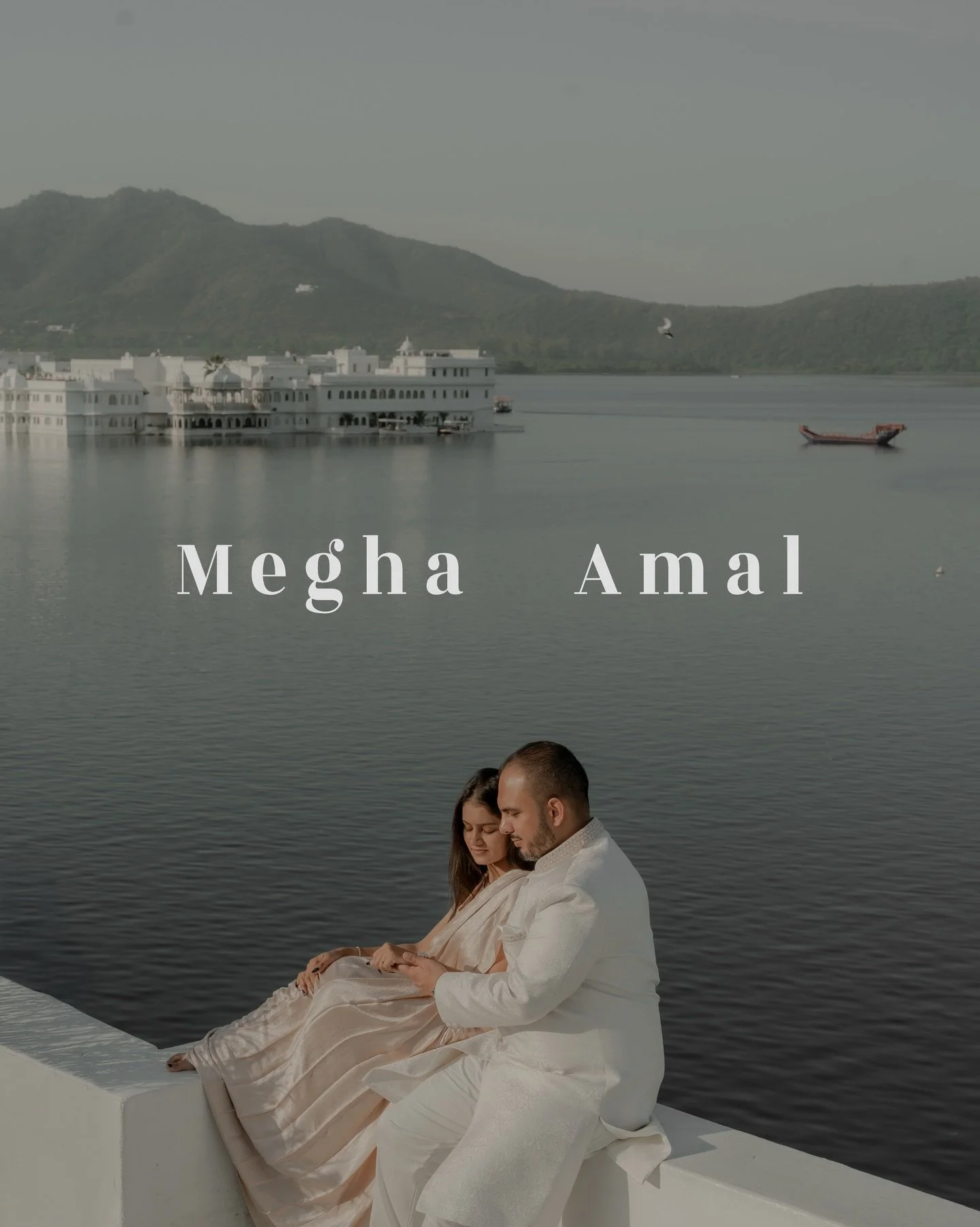 Megha &amp; Amal | Prewedding 
.
&ldquo;सफेद लिबास, झीलों का शहर, और हमेशा के लिए हम।&rdquo;
.
@mp_cholera &amp; @amxl_r 
.
.
Shot on @sonyalpha @sonyalphain 

#UdaipurPhotography #PreWeddingUdaipur #DestinationWeddingUdaipur #LakeCityUdaipur #Udaipu