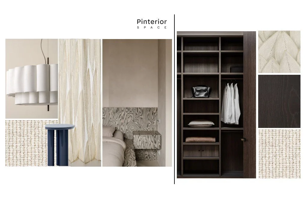 Concept board bedroom