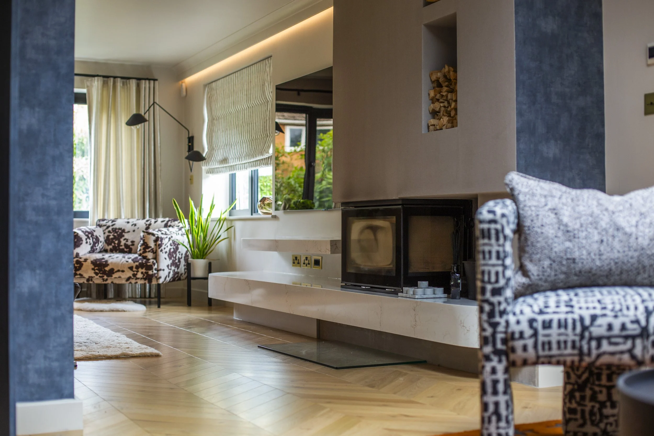 Open plan living room