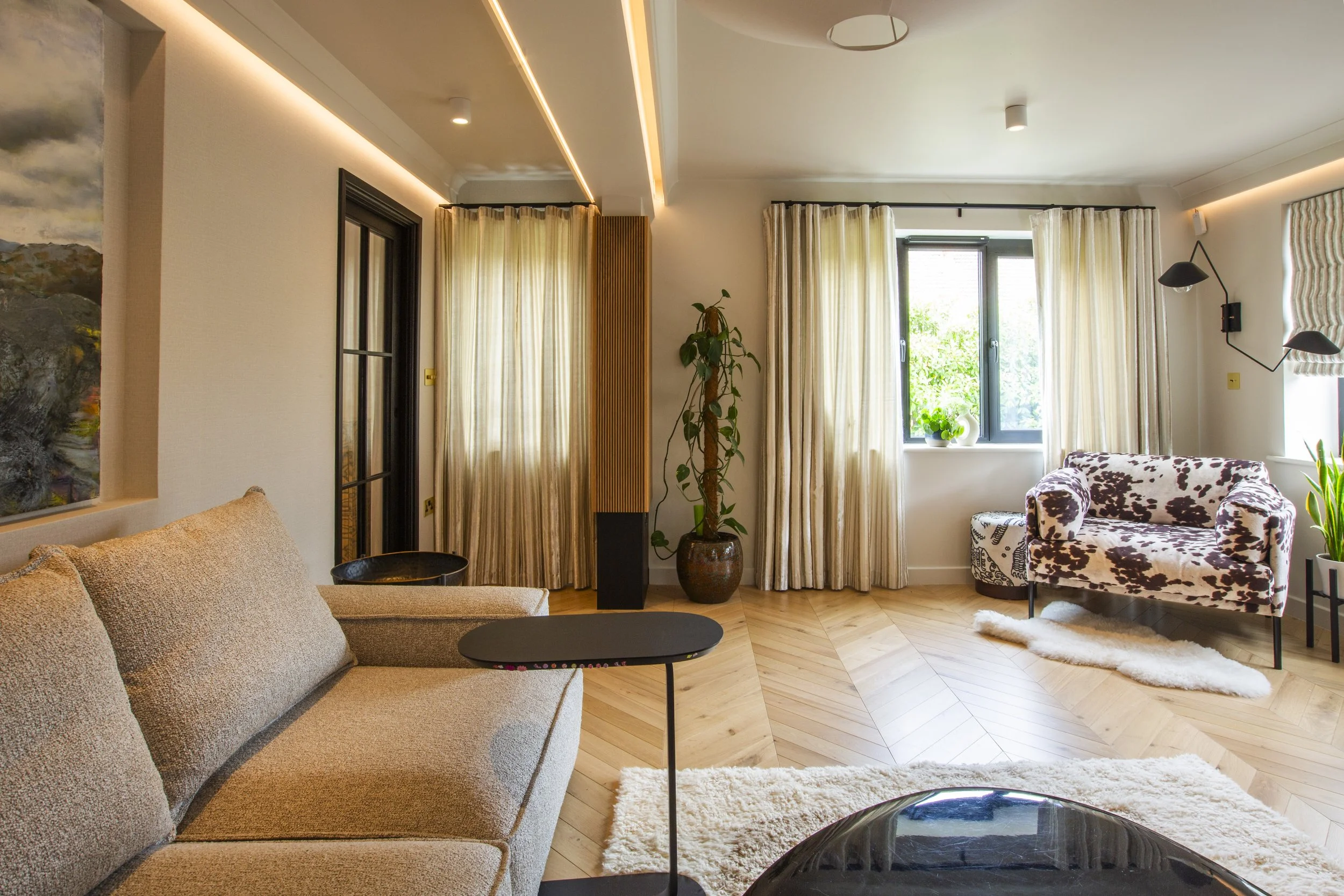 Nordic Knot living room rug