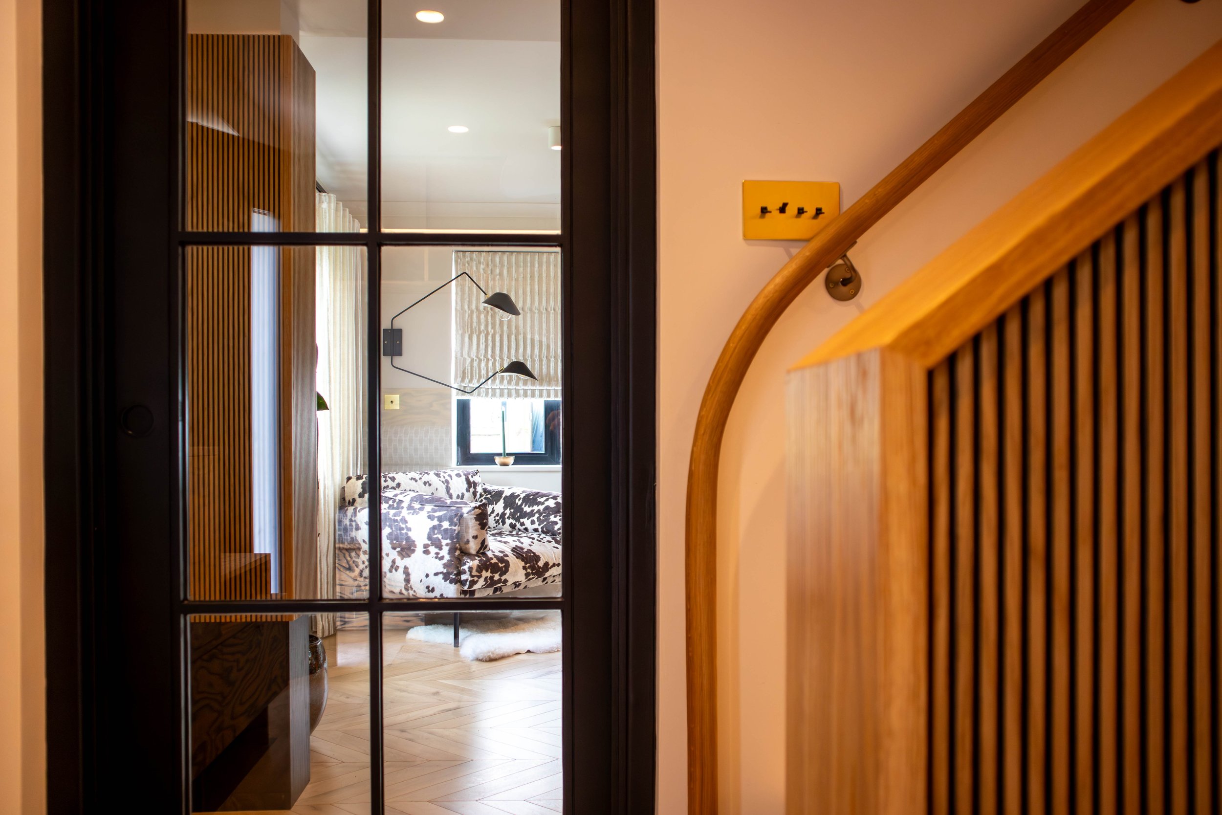 wooden panelling