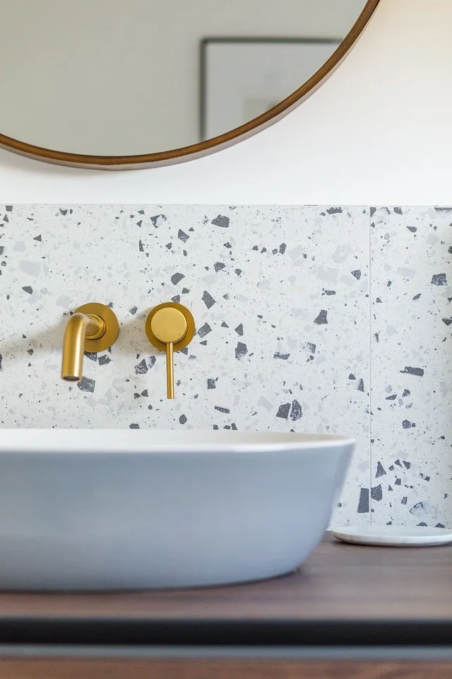 small bathroom terrazzo tiles South Cambridgeshire