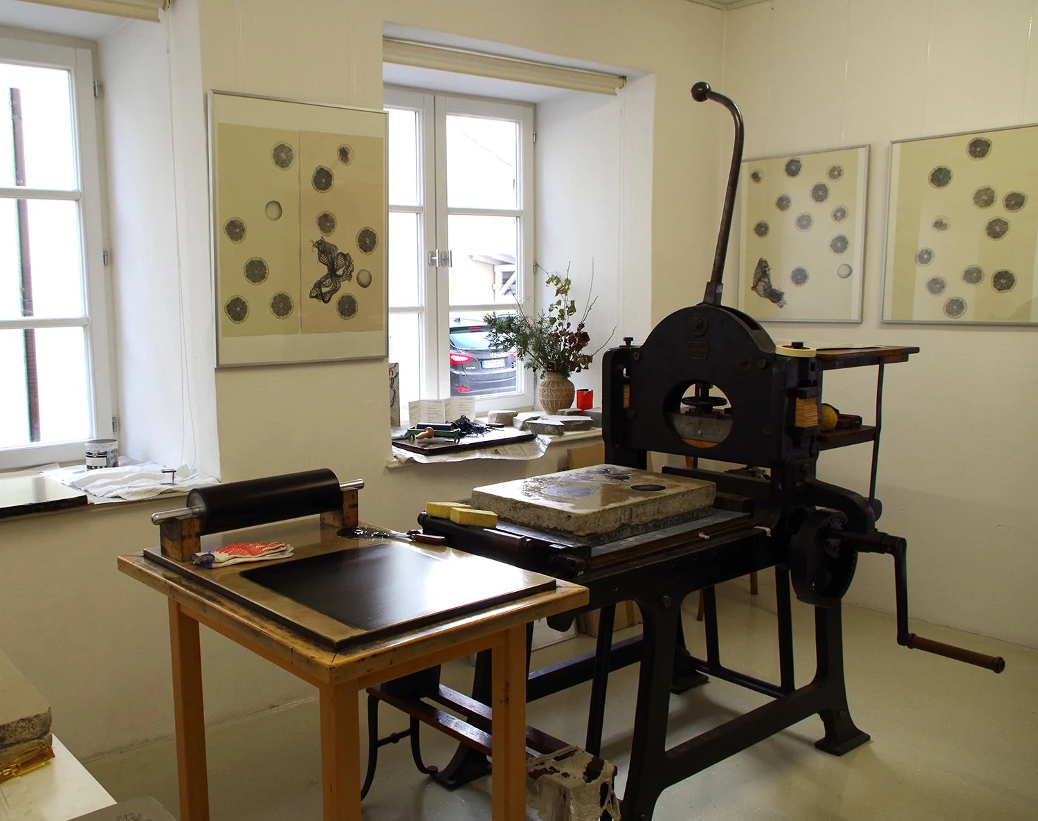  Printing in the gallery. 