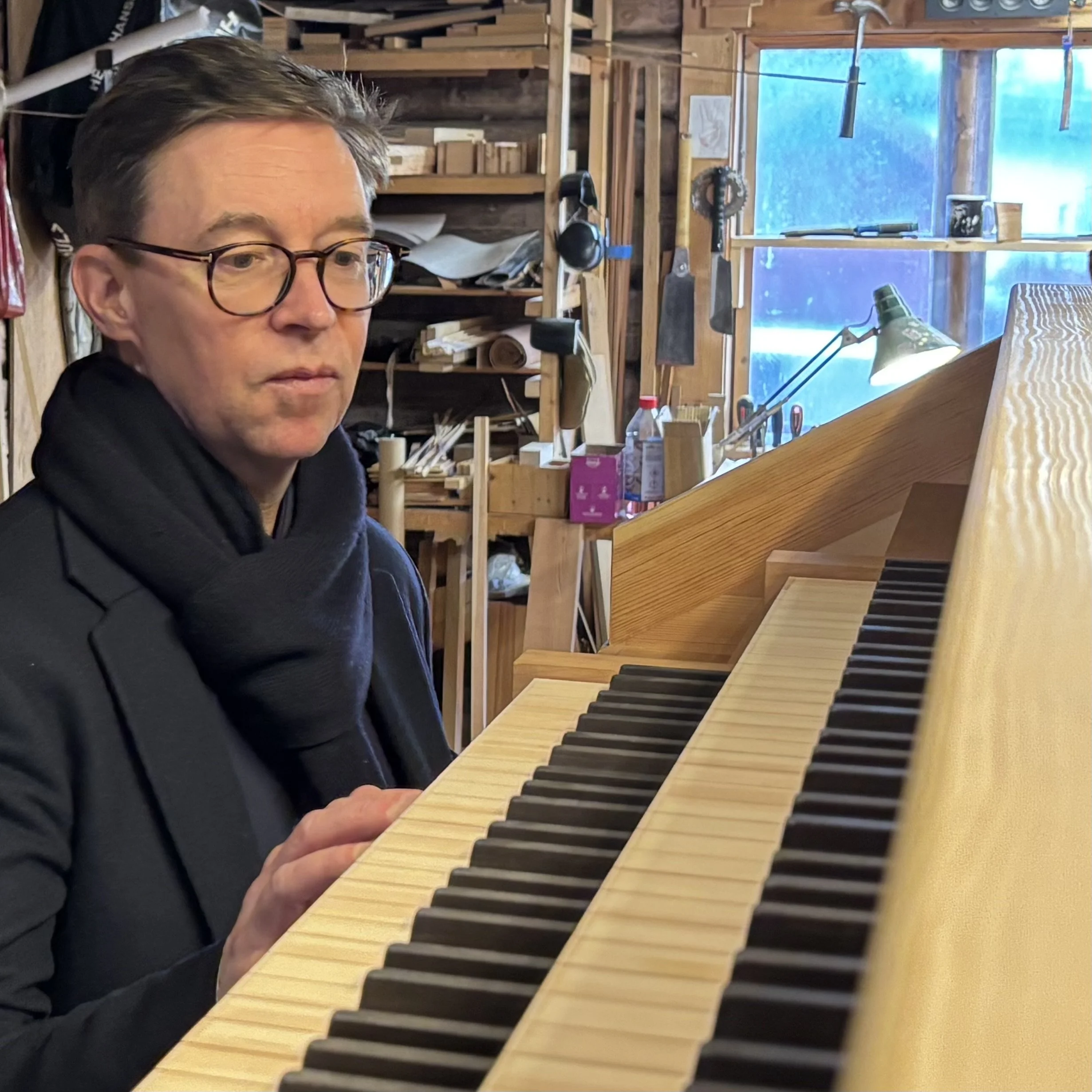 Organist Otto Christian Odland (foto: vos)