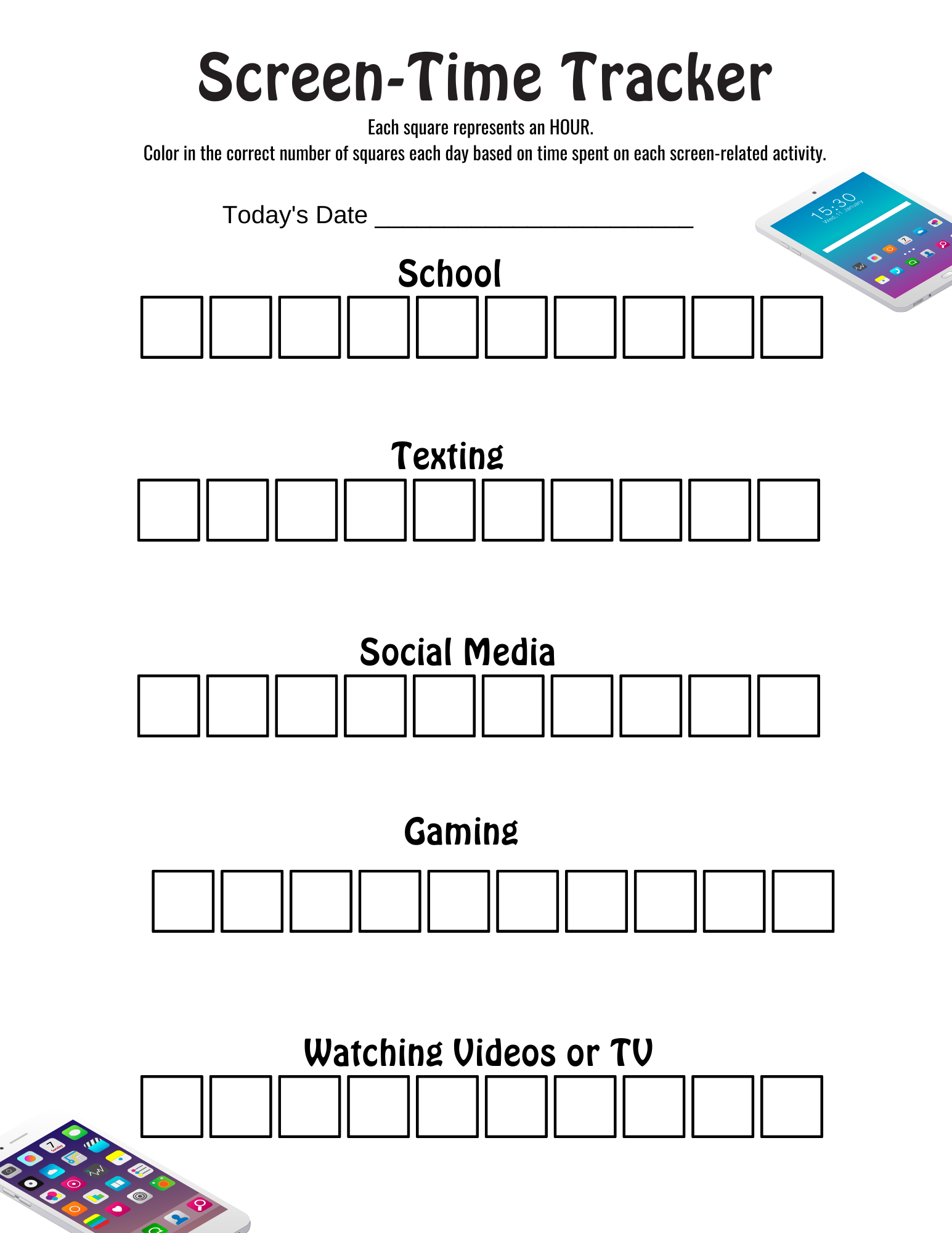 Screen Time Tracker for Kids