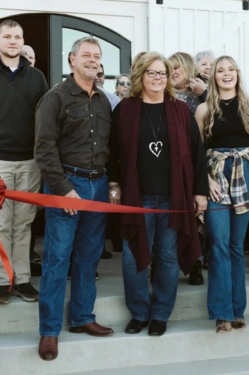 Whispering Ridge Farms Owners Blake and Dana Lawing