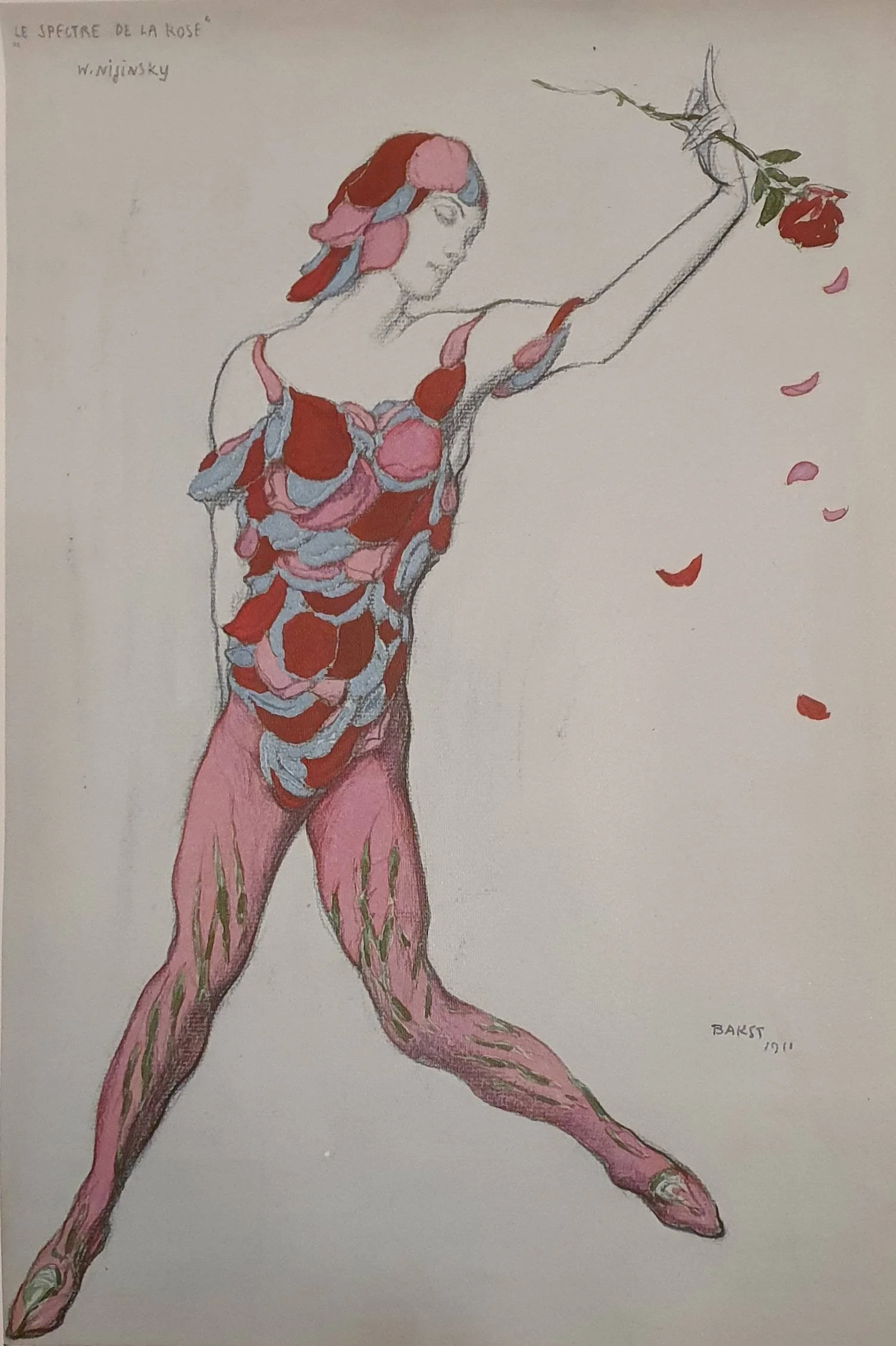 "Le Spectre de la rose" Vaslaw Nijinsky / Kostüme von Leon Bakst