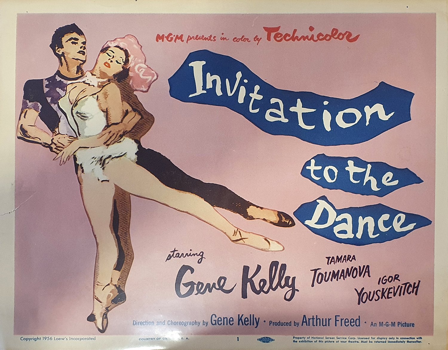 Poster – Invitation to the Dance / Metro-Goldwyn-Mayer / Tony Clark Collection
