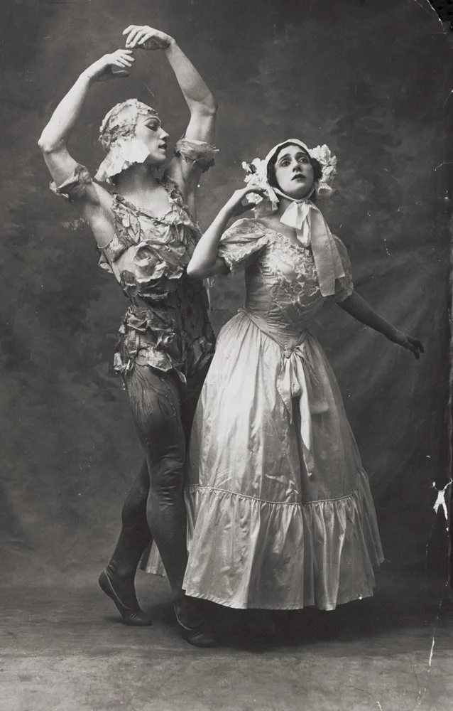 Vaslaw Nijinsky und Tamara Karsavina in "Le Spectre de la rose" / Foto: Auguste Bert
