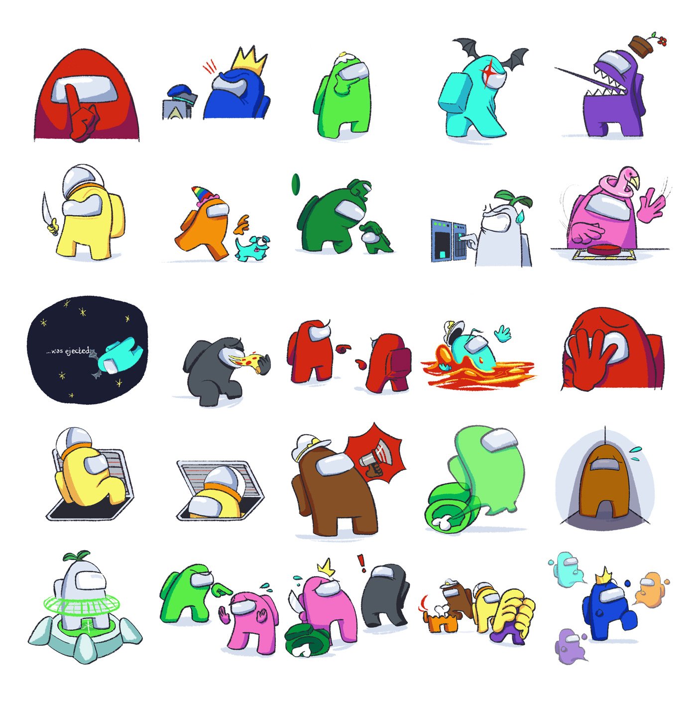Discord Stickers: Among Us — Hey Michelle!