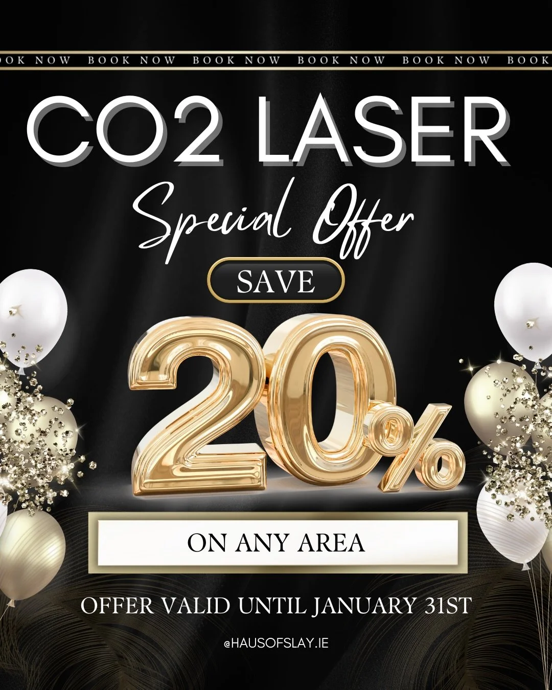 𝗧𝗛𝗜𝗦 𝗪𝗔𝗦𝗡&rsquo;𝗧 𝗦𝗨𝗣𝗣𝗢𝗦𝗘𝗗 𝗧𝗢 𝗛𝗔𝗣𝗣𝗘𝗡&hellip;

CO₂ laser was 30% off in December.
Appointments filled.
A lot of people missed out.

So instead of going straight back to full price, I&rsquo;ve extended the offer &mdash; but at 