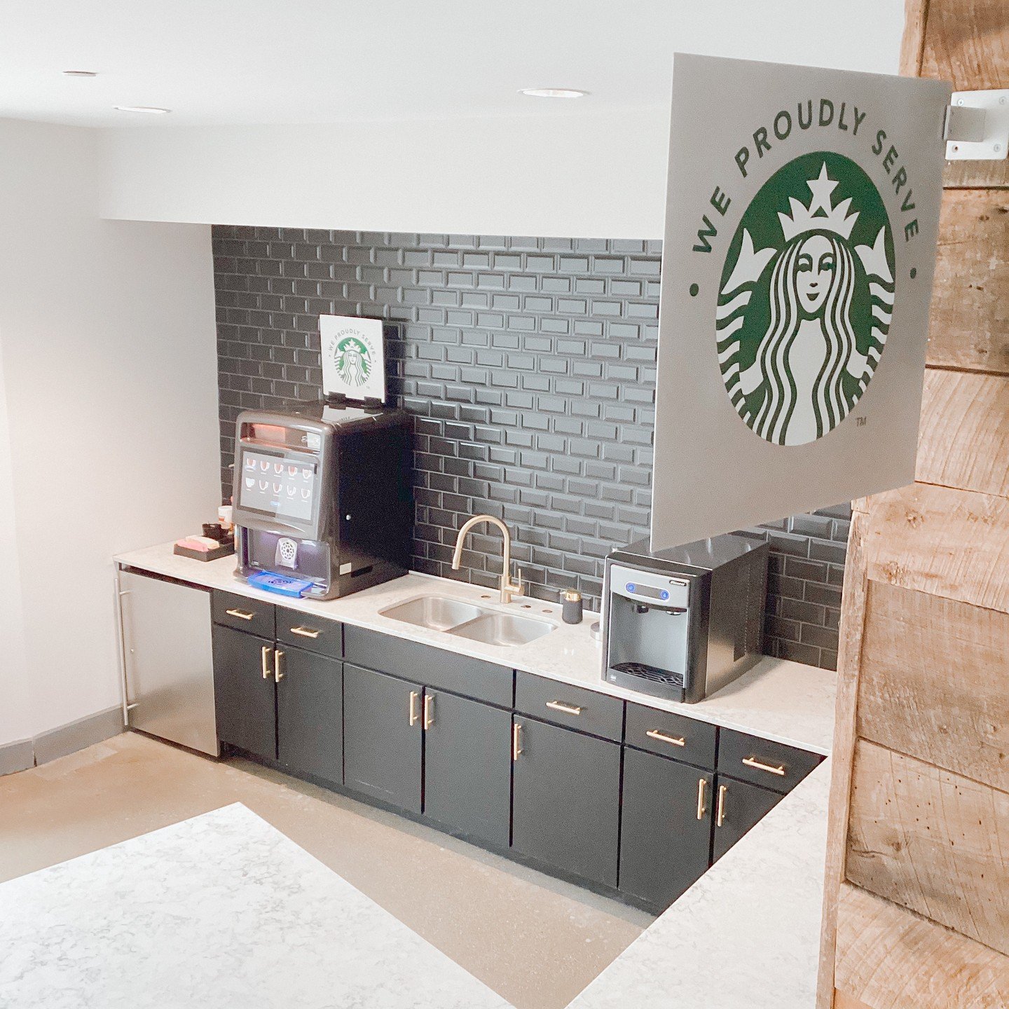 Fuel your day, the Starbucks way ☕✨ Enjoy fresh brews anytime&mdash;just one of the perks of living here!