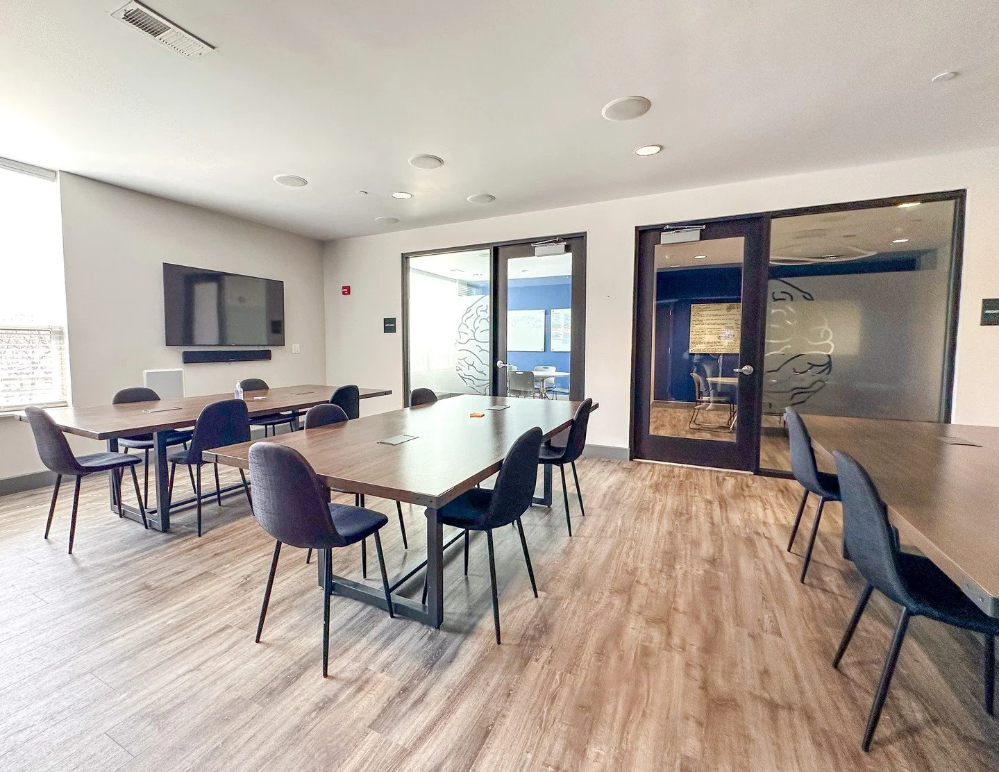 Need a quiet spot to crush your group projects or study sessions? 🧠⁠
⁠
Our private group study rooms are designed for focus, collaboration, and comfort&mdash;perfect for getting work done without distractions!