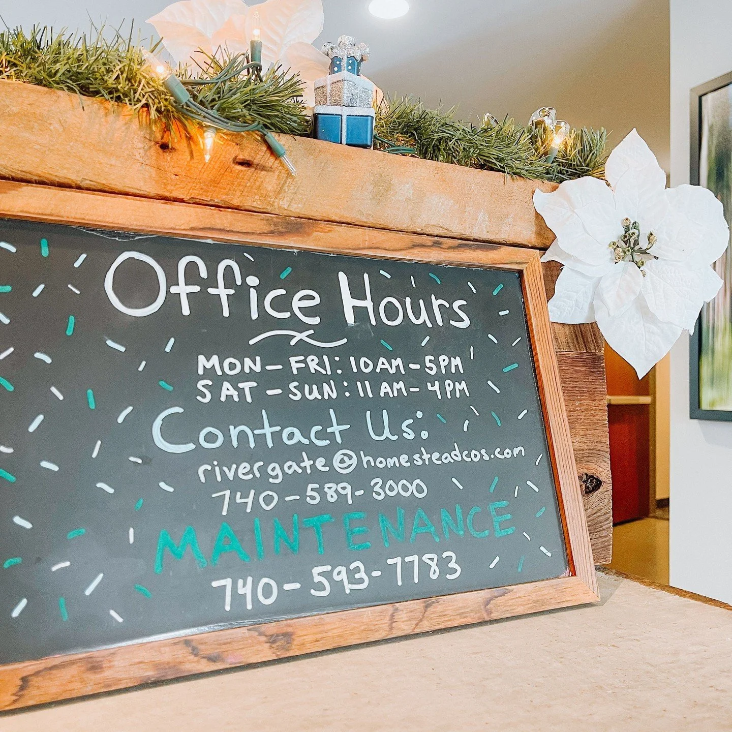 Our semester office hours are posted behind the front desk&mdash;we look forward to seeing you soon! ✨️