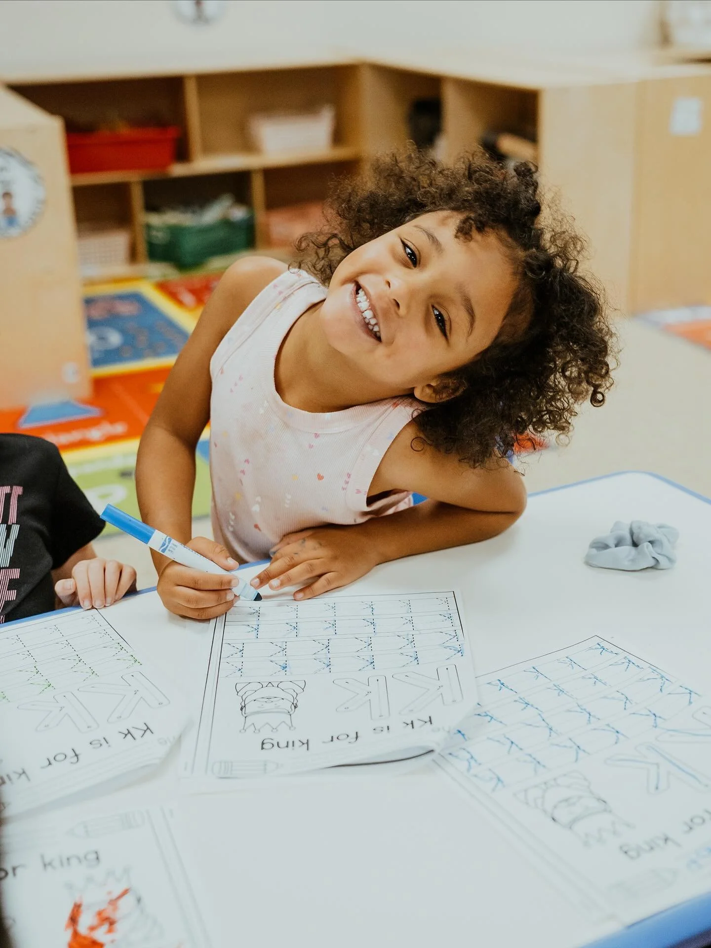 Our Pre-K students are hard at work mastering their letters! 

Through writing and tracing, they&rsquo;re developing early literacy skills that set the stage for lifelong learning 📚🍎