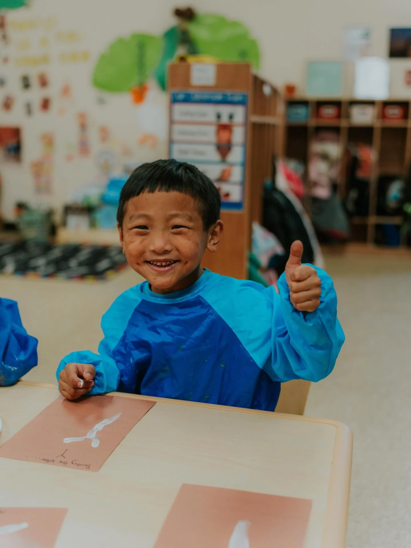 Our Pre- K friends working hard on the letter Y! 🎨💙