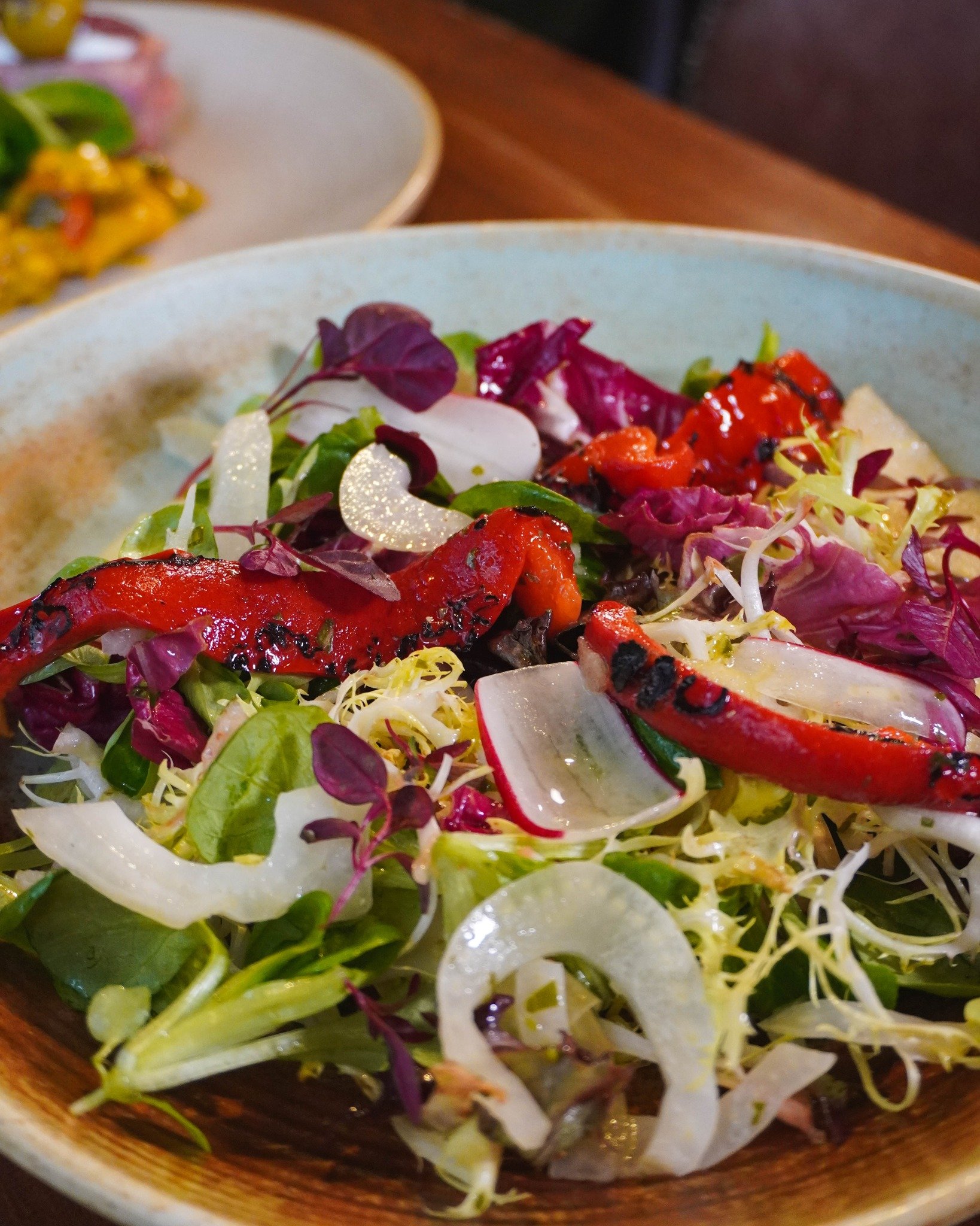 It's officially salad season! 🥗

Brighten up your meal with a fresh Spring Apple &amp; Fennel Salad from our new Spring Menu 🤩

Bursting with flavour and packed full of roquito peppers, in season radish and complimented with a lemon and basil dress