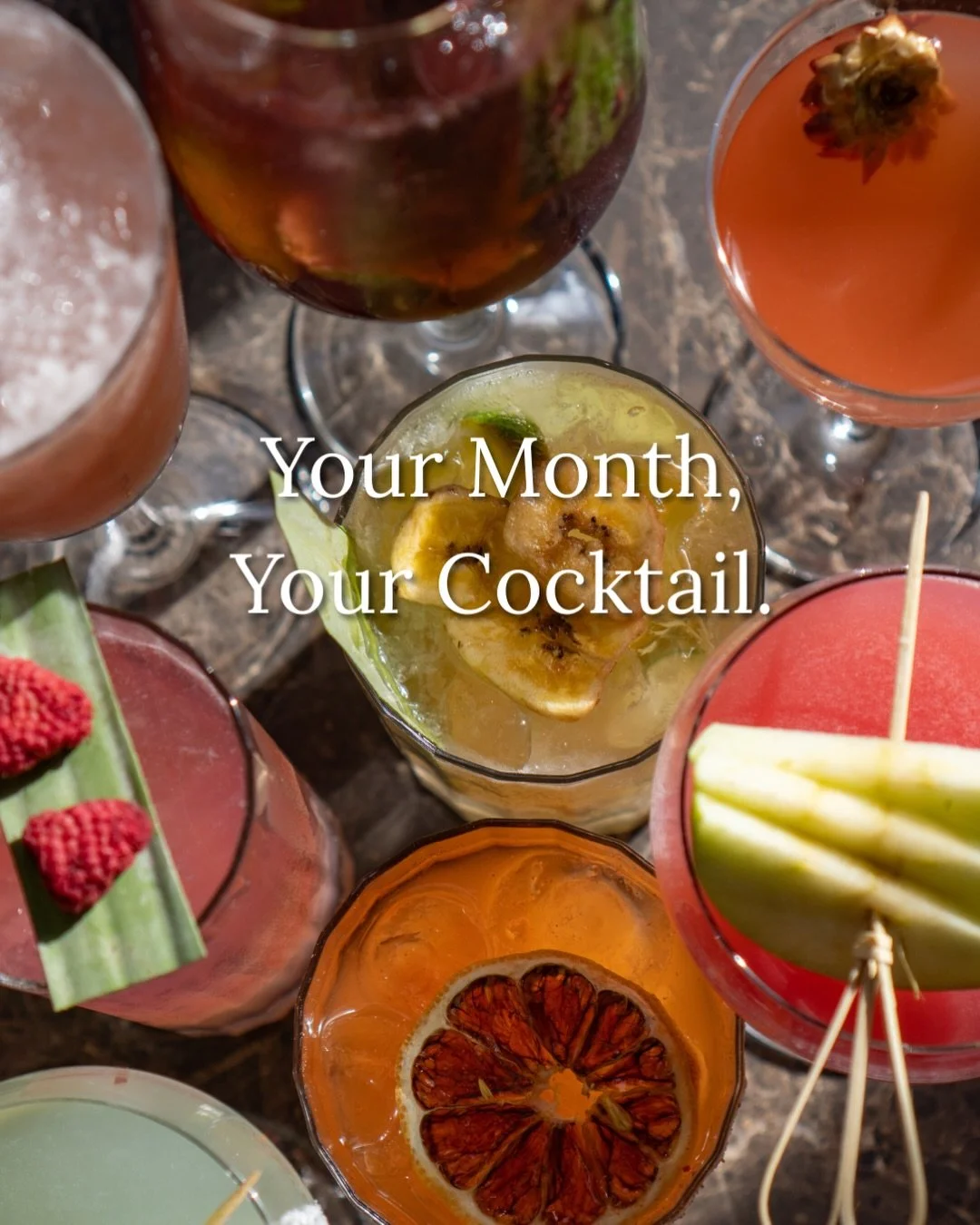 Your month, your cocktail 🍸

We&rsquo;ve got 12 new cocktails on the menu, plenty to work your way through until you find your perfect match.

Which one are you starting with?

#newcastle #newcastlebars #newcastledrinks #cocktails