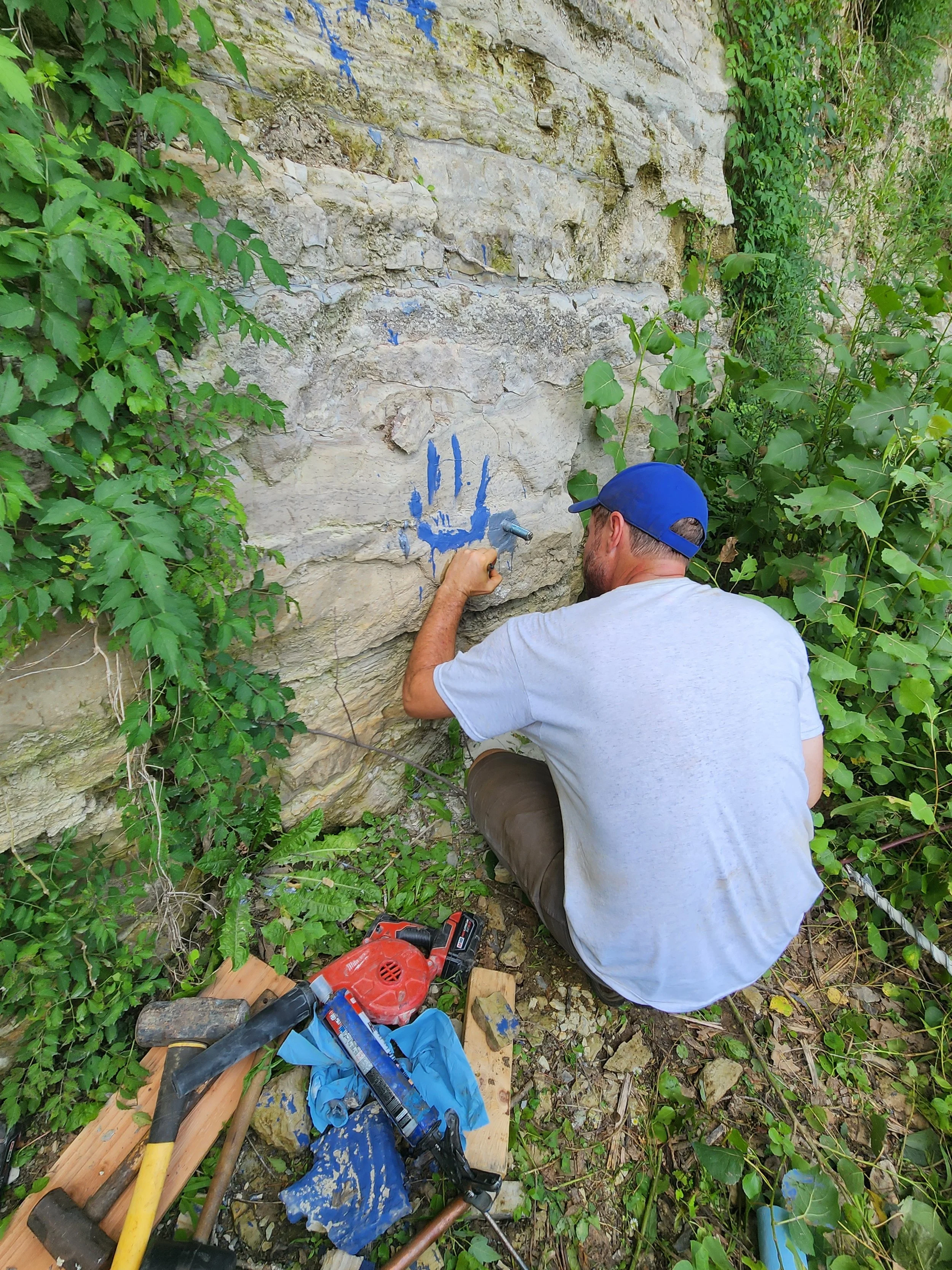 Boring and epoxy test -SATISFACTORY