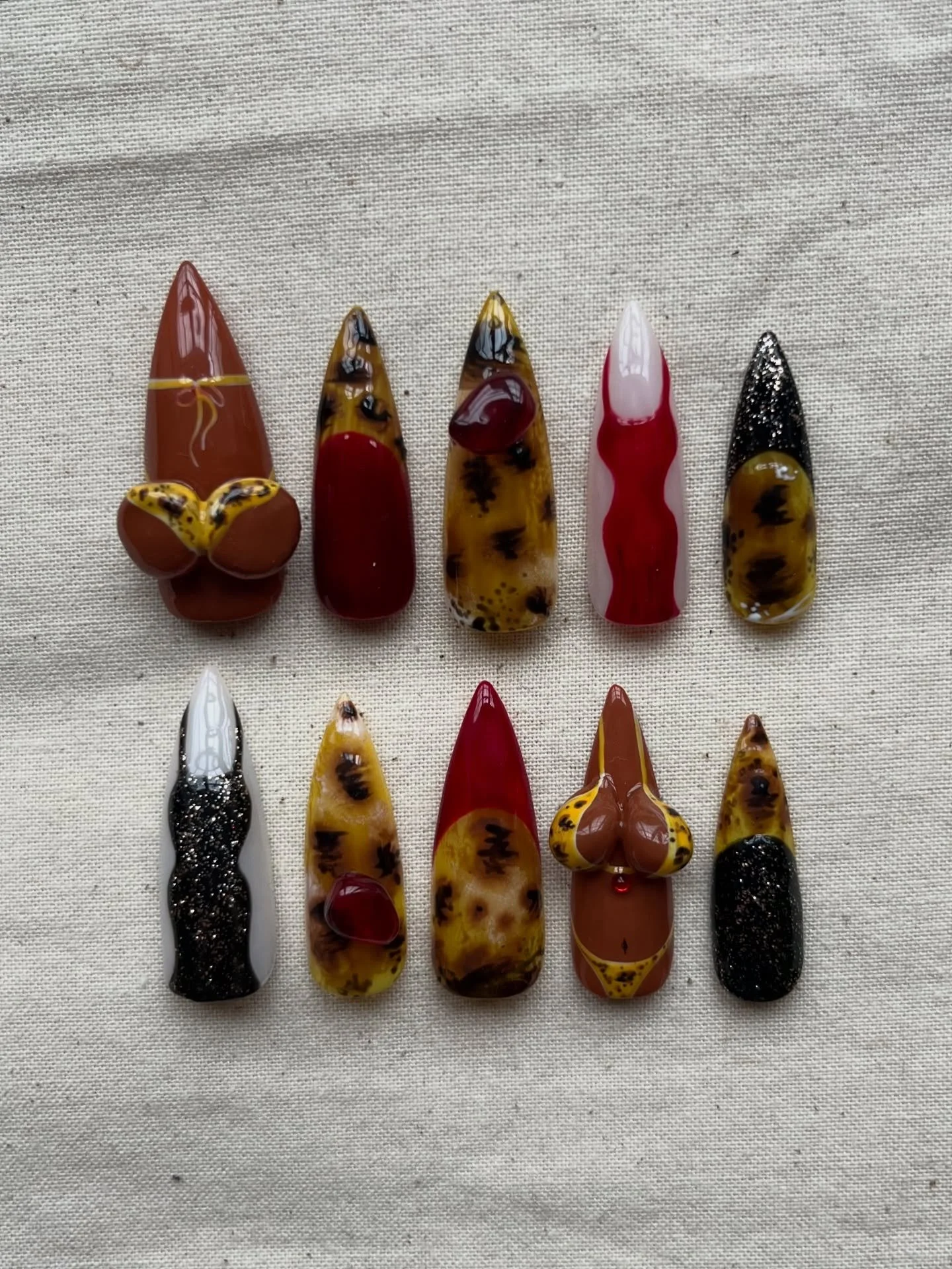 Nails inspired by @elicitswim Christmas collection❄️