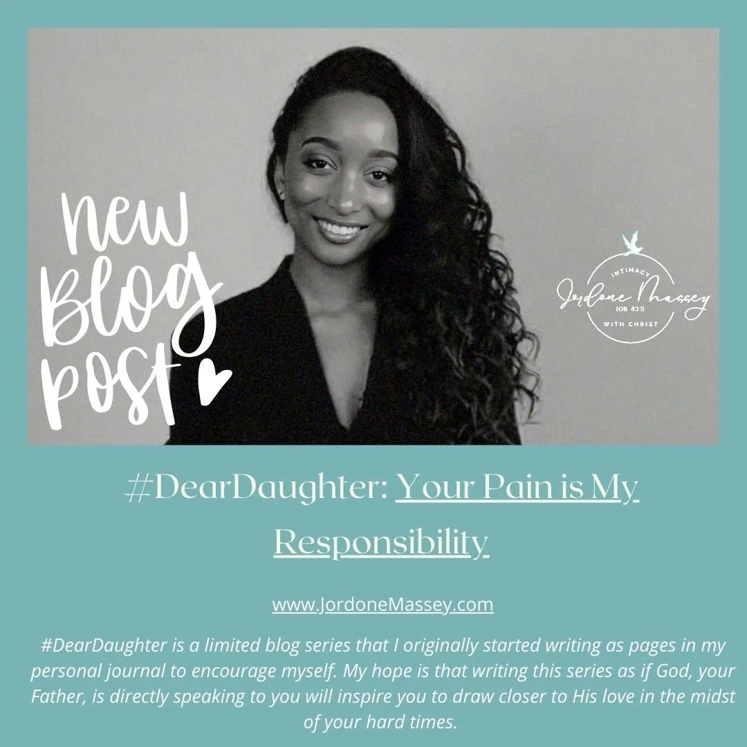 Dear Daughter: Your Pain is My Responsibility