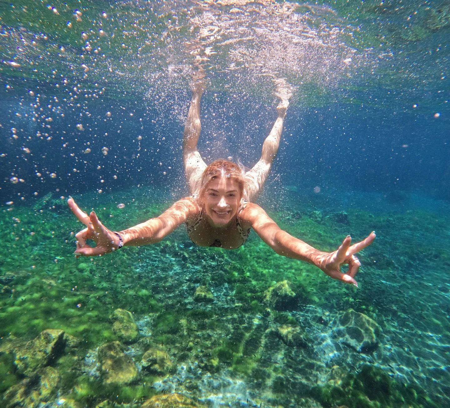 TULUM 🌴🐠🪸One of our first adventures of the trip, exploring Mayan Cenotes, zip lining &amp; snorkeling!