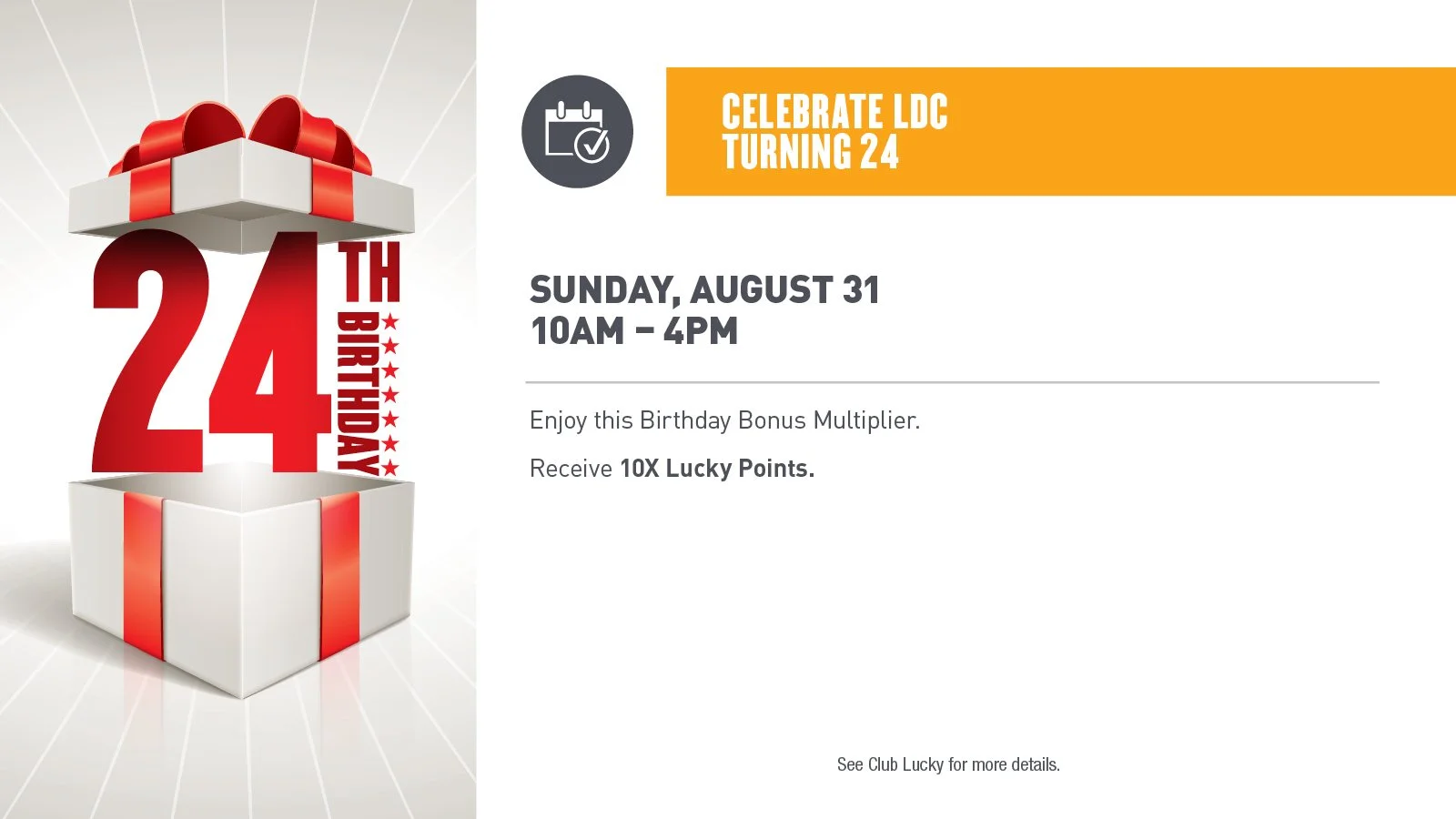 CELEBRATE LDC TURNING 24