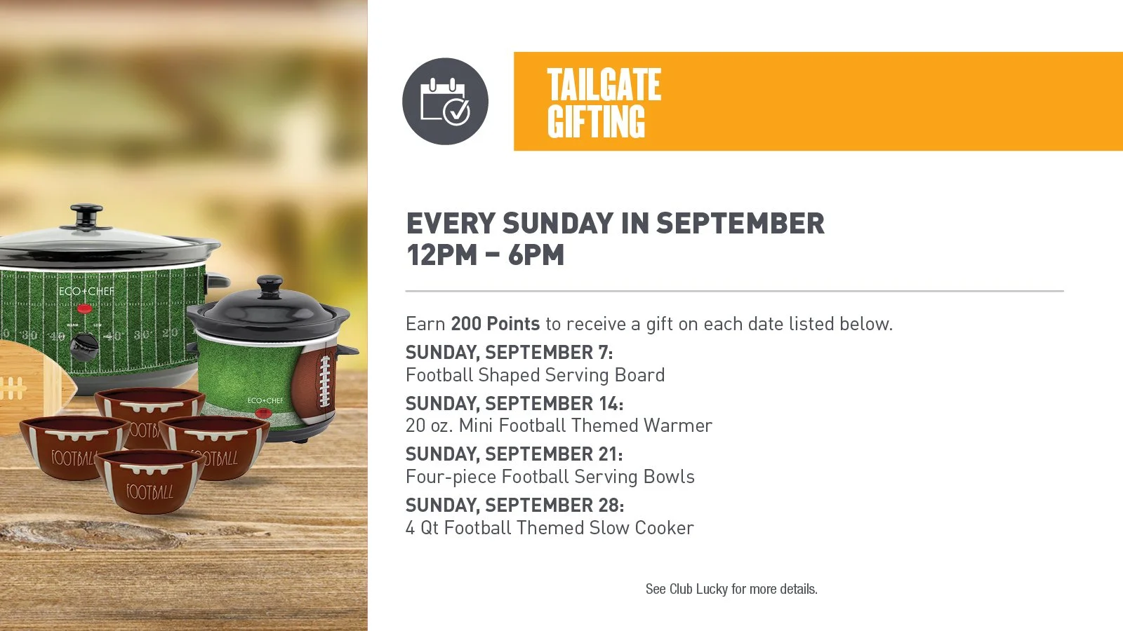 TAILGATE GIFTING