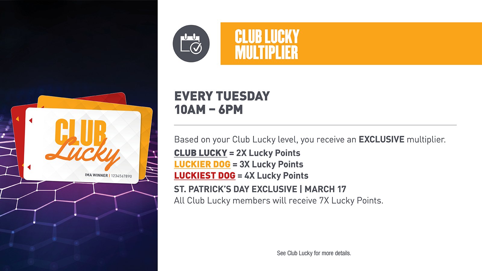 CLUB LUCKY MULTIPLIER