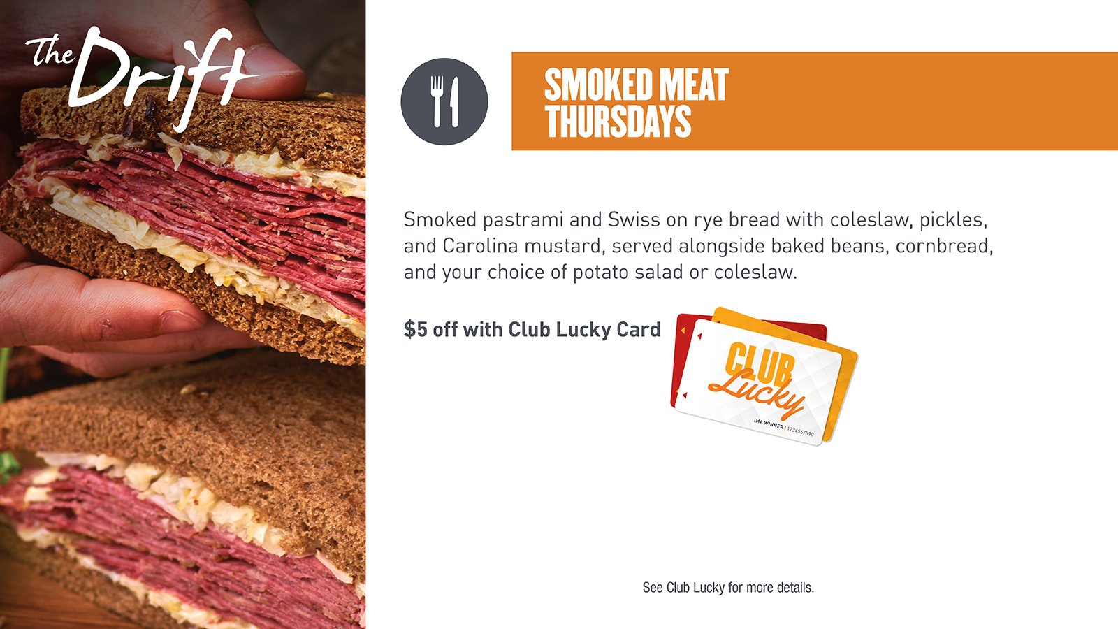 SMOKED MEAT THURSDAYS (PASTRAMI)