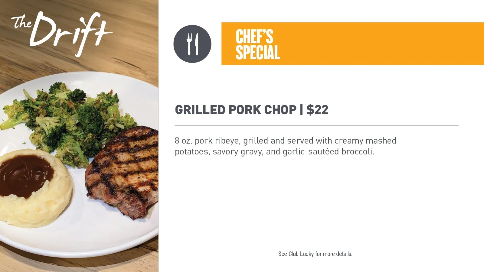 CHEF’S SPECIAL