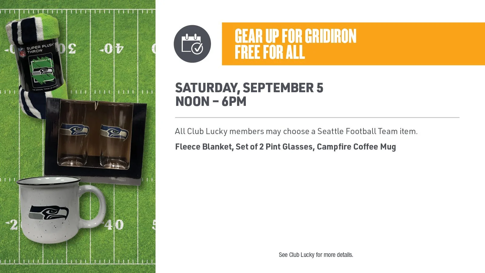 FREE FOR ALL - GEAR UP FOR GRIDIRON