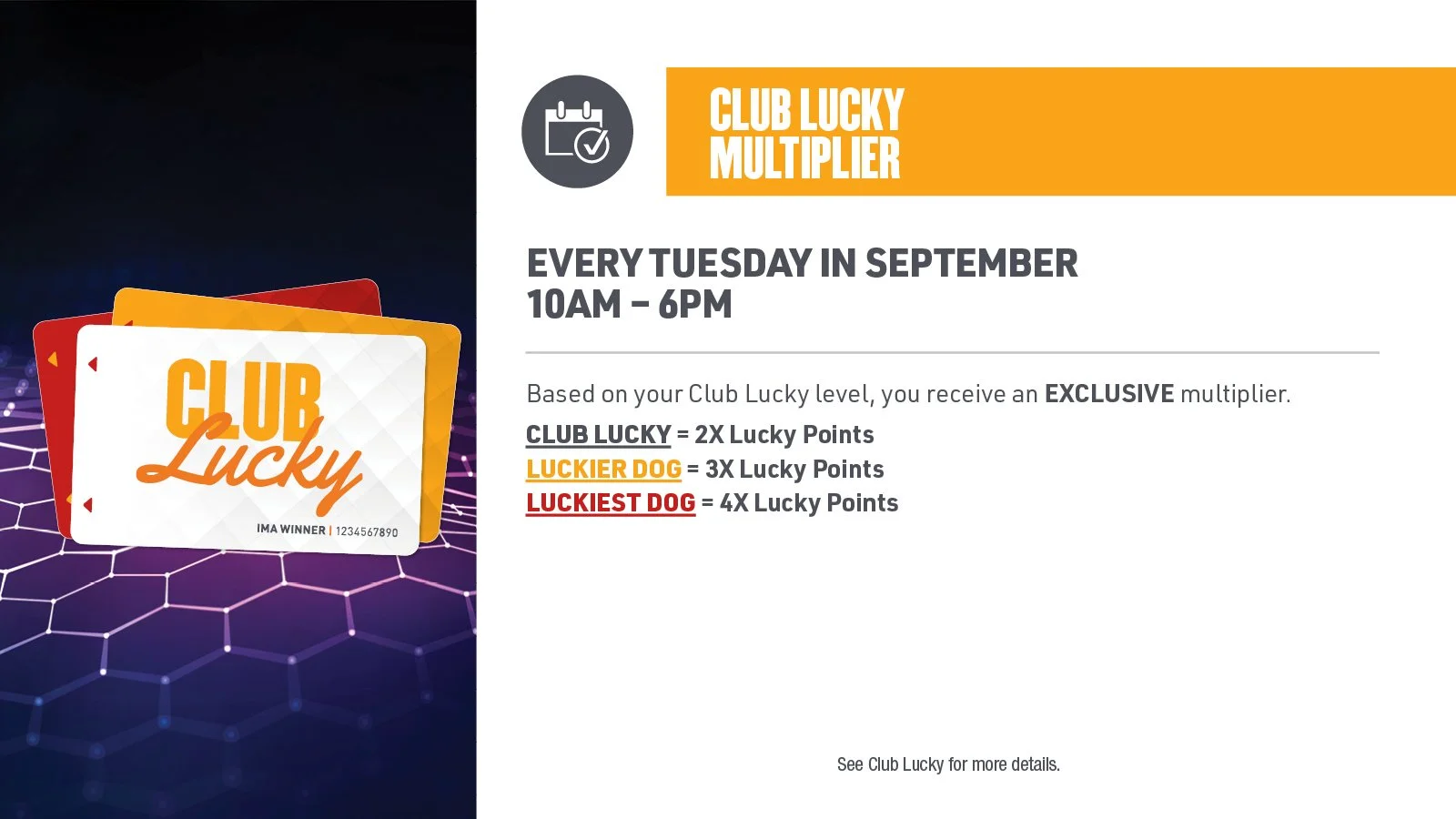 CLUB LUCKY MULTIPLIER