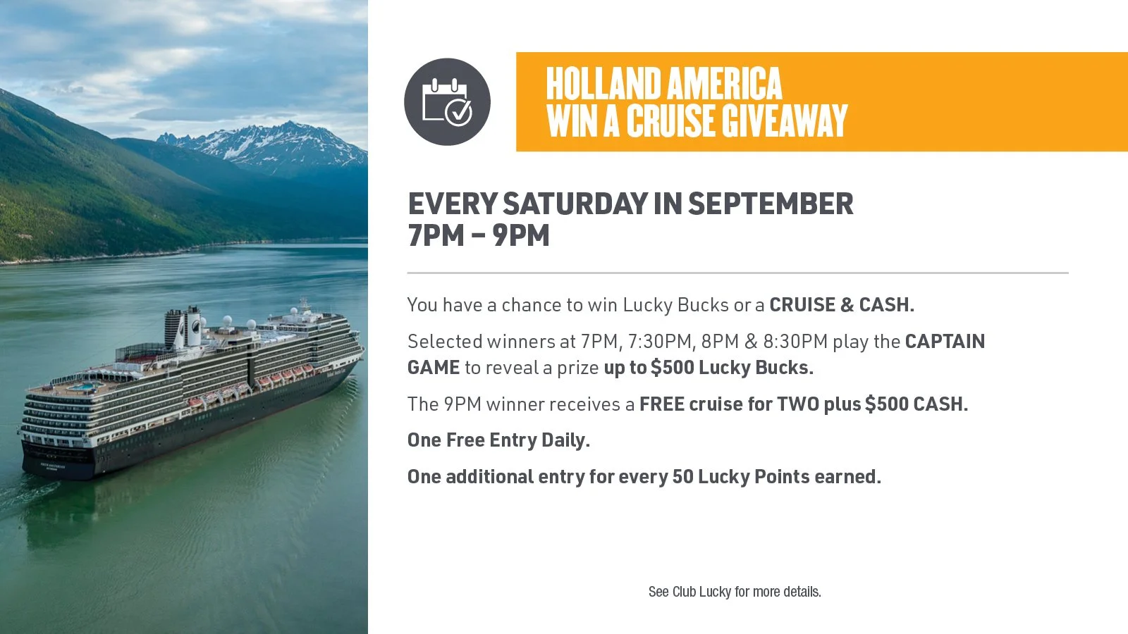 HOLLAND AMERICA WIN A CRUISE GIVEAWAY