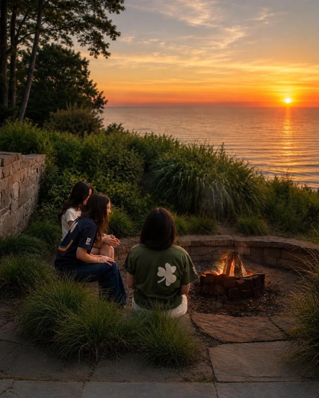 POV: It's 8:47 PM and nobody wants to go inside. 🔥🌅 

The kind of evenings we wait all year for. #MichiganSummer

See the collection online. est-mi.com/shop