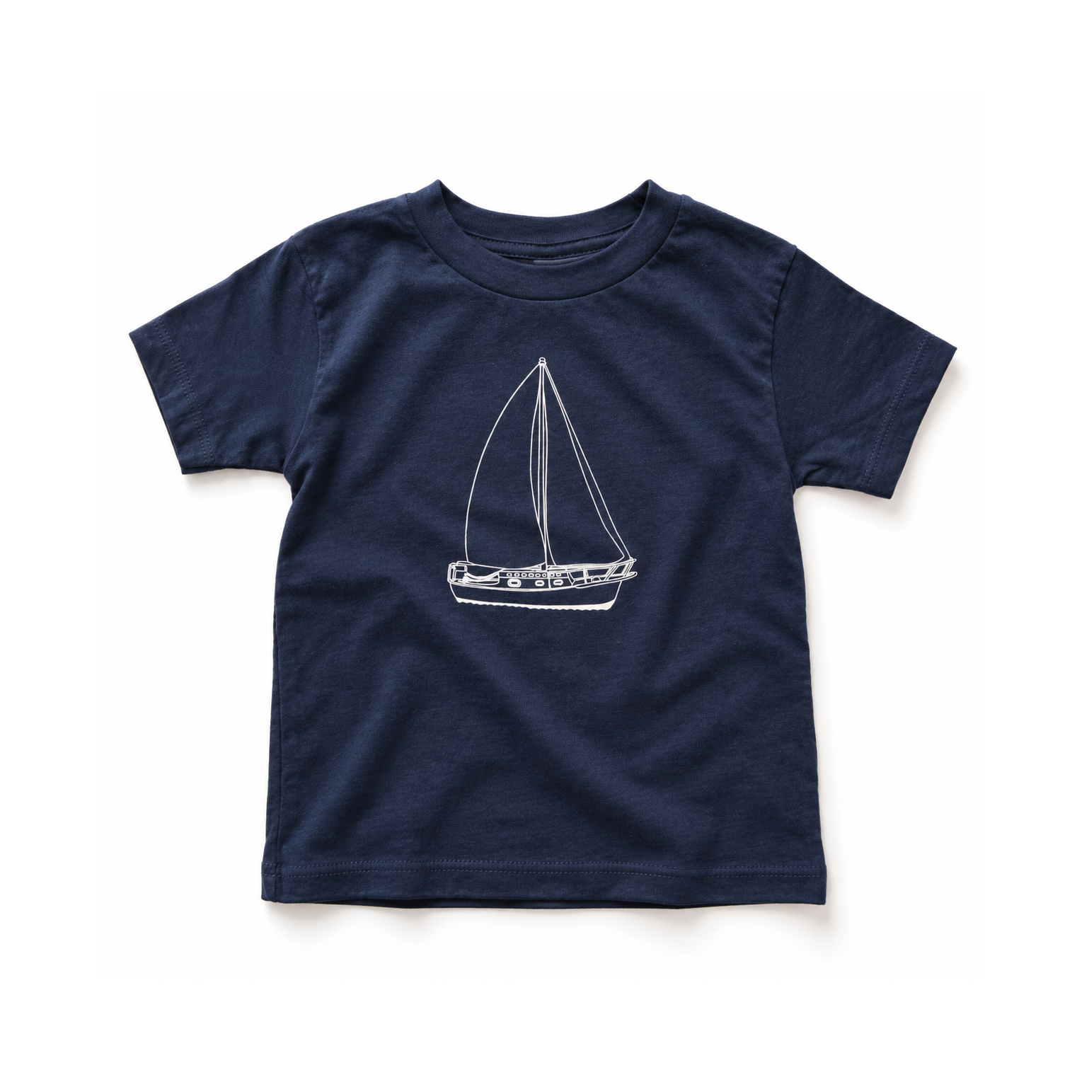 Navy Kids’ Tee with Sailboat Graphic.png
