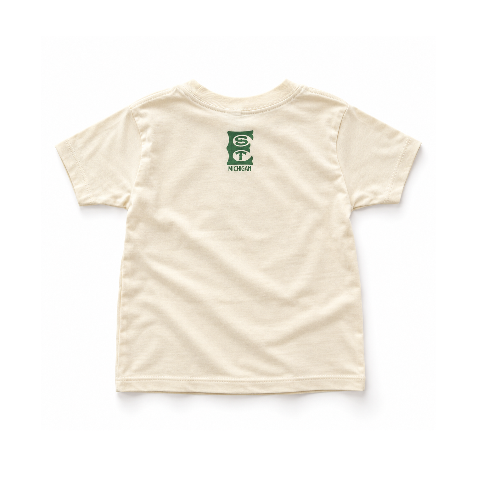 Cream T-Shirt with Michigan Logo.png