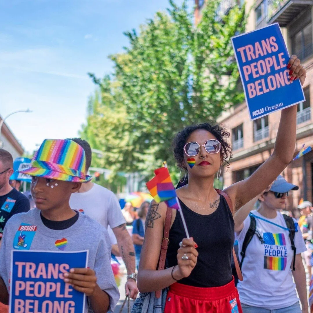 We've got another partner org to spotlight for Give!Guide: @aclu_or! Whether it's challenging a local book ban, working together on trans healthcare access, or opposing drug criminalization, we know that the ACLU of Oregon shares Basic Rights Oregon'